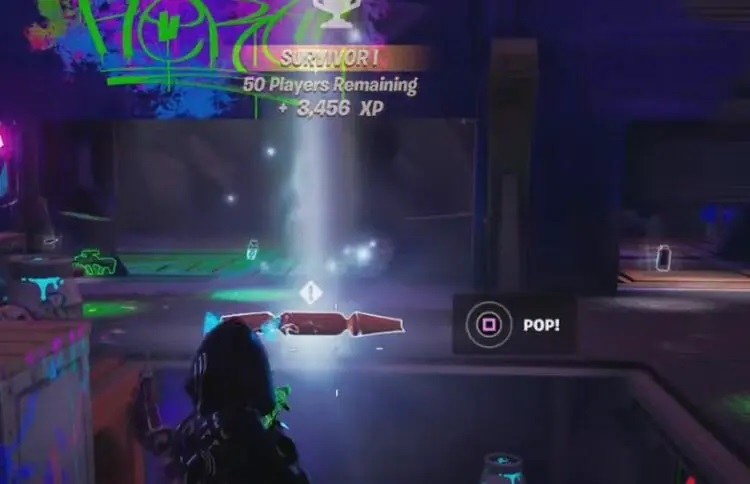 Ubicación de los cañones de confeti