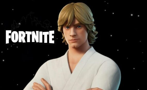 Skins de Luke Skywalker, Leia y Han Solo en Fortnite