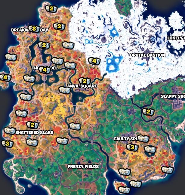 Ubicación del Escudo del Guardian en Fortnite