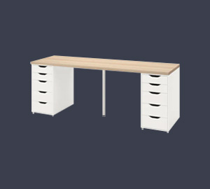 IKEA LAGKAPTEN ALEX DESK