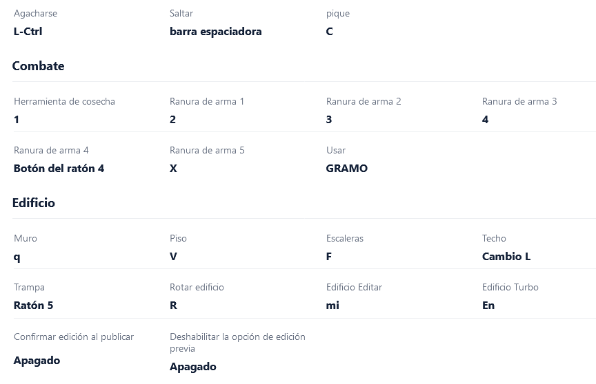 Habilidades y Teclas